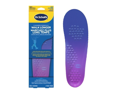 Dr Scholls Athletic Series Fitness Walking Insoles, Men's 8-14 - 1.0 EA