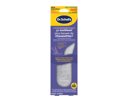 Dr Scholls Go Sockless! Cushioning Insoles, Unisex - 1.0 EA