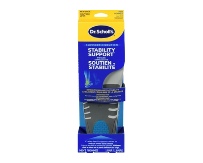 Dr Scholls Stabilizing Support Insoles Mens Sizes 8-14 - 1.0 EA