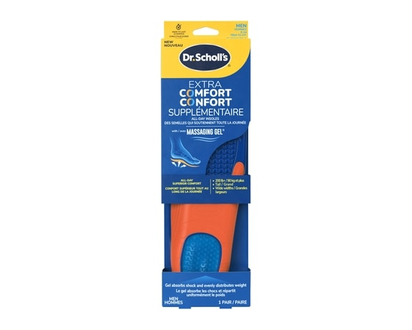 Dr Scholls All-Day Insoles With Massaging Gel Extra Comfort Men 8-14 - 1.0 EA