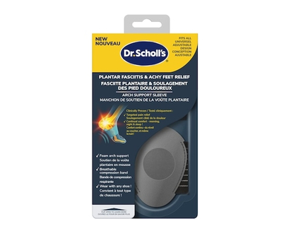 Dr Scholls Arch Support Sleeve Plantar Fasciitis & Achy Feet Relief - 1.0 EA
