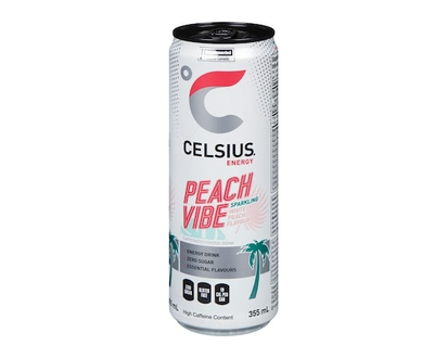 Celsius Peach Vibe - 355.0 ML