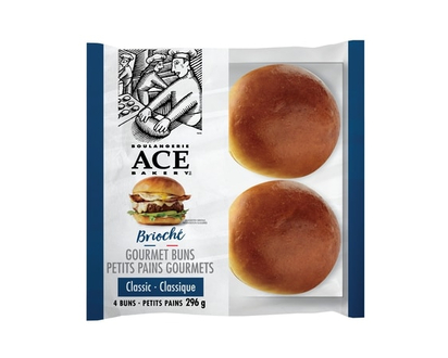 ACE Brioche Gourmet Buns - 296.0 G