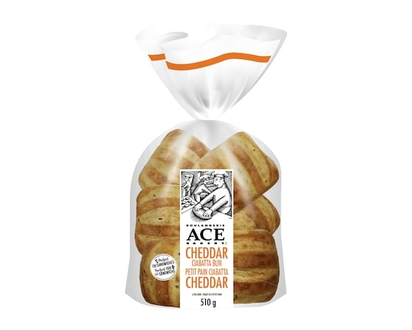 ACE Cheddar Ciabatta Gourmet Bun - 510.0 G