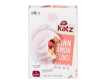 Katz Gluten Free Cinnamon Buns - 241.0 G