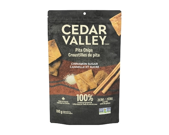 Cedar Valley Pita Chips Cinnamon Sugar - 180.0 G