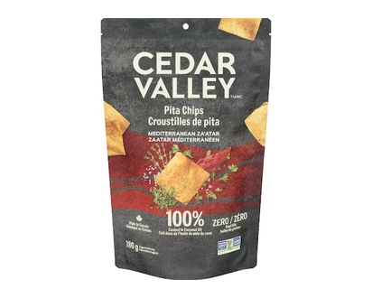 Cedar Valley Pita Chips Mediterranean Za'atar - 180.0 G