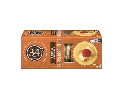 34 Degrees Natural Crispbread - 127.0 G