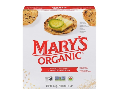 Marys Crackers Organic Original - 184.0 G
