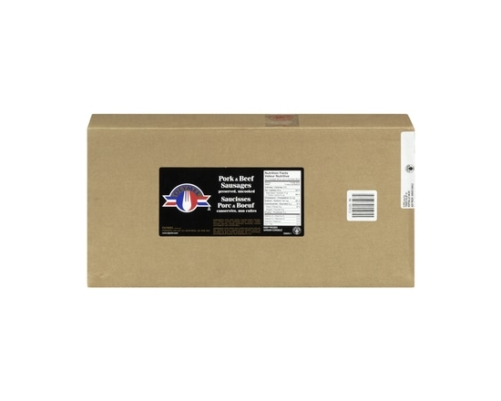 Pork And Beef Sausages, case - 5.0 KG
