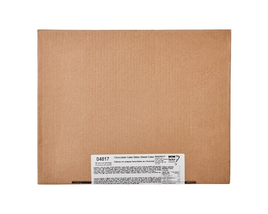 Cake Bites Sheet Cake, Chocolate - 2.64 KG