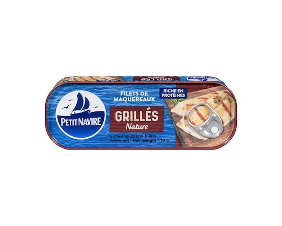 Filets de maquereaux grillés Petit navire - 110.0 G