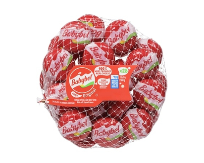 Babybel Semi-Soft Ripened Cheese Mini Original 24% M.F. 28-Count - 560.0 G