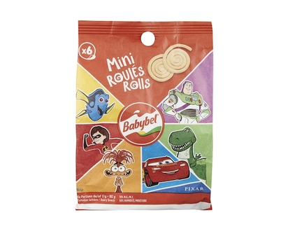 Babybel Dairy Snack Rolls 19% M.F. 6 Portion x 17 g - 102.0 G
