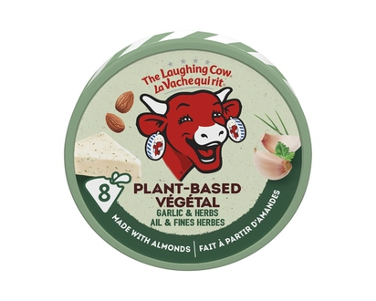 The Laughing Cow Plant-Based Spread Plant-Based Garlic & Herbs - 128.0 G