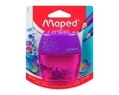 Maped Shaker 2 Holes Pencil Sharpener With Canister - 1.0 EA