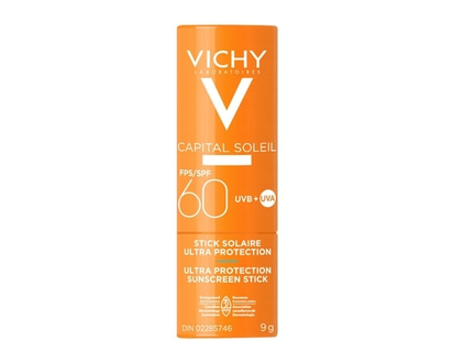 Vichy Ideal Soleil SPF 60 Protection Stick For Sensitive Zones - 9 G
