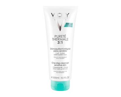 Vichy Bonus Size! Pureté Thermale One Step 3-in-1 Milk Cleanser for Sensitive Skin - 300 ML