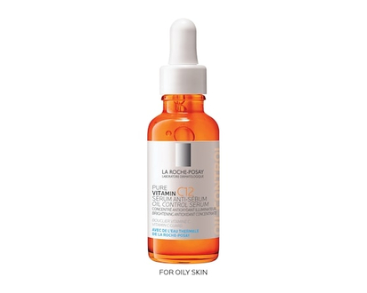 La Roche-Posay 12% Pure Vitamin C Serum for Face with Oil Control Correction - 30 ML