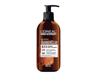 L'Oreal Paris Men Expert Face Wash 3-In-1 cleanser Face, Beard + Hair Wash - 200.0 ML