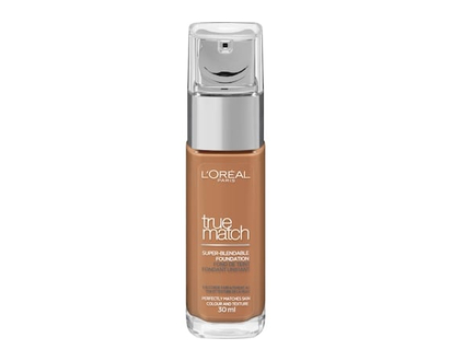 L'Oreal Paris True Match Super-Blendable Foundation 8.R/8.C Nut Brown - 30.0 ML