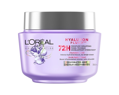 L'Oreal Paris Hair Expertise Hyaluron Plump Moisture Wrapping Mask, with Hyaluronic Acid - 300.0 ML