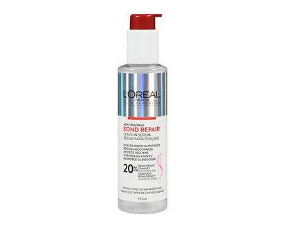 L'Oreal Paris Hair Expertise Bond Repair Leave-in Serum, Repairs All Types of Damaged Hair, with Citric Acid Complex - 150.0 ML