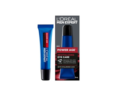 L'Oreal Paris Men Expert Power Age Revitalizing Eye Care, with Hyaluronic Acid - 15.0 ML