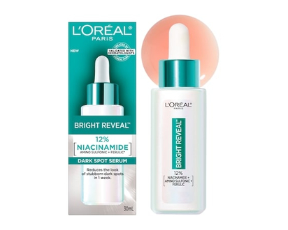 L'Oreal Paris Bright Reveal Dark Spot Face Serum with 12% Niacinamide - 30.0 ML
