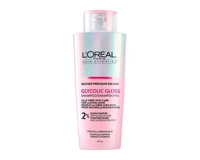 L'Oreal Paris Shine Shampoo, Glycolic Gloss, Sulfate-Free - 200.0 ML