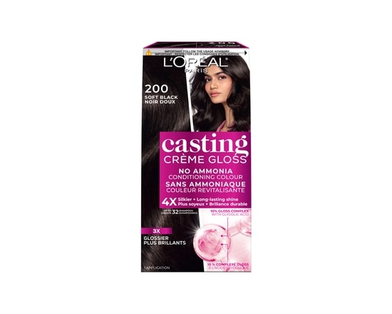 Casting Crème Gloss Semi Permanent Hair Dye Soft Black - 1.0 EA