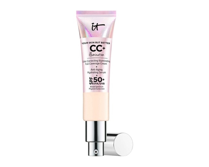 It Cosmetics Your Skin But Better™ Illumination - Fond de teint et crème CC hydratante à couverture totale avec SPF 50+ - 32 ML
