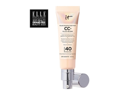It Cosmetics CC+ Nude Glow Foundation with SPF 40 and 2% niacinamide - 32 ML