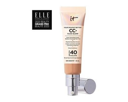 It Cosmetics CC+ Nude Glow Foundation with SPF 40 and 2% niacinamide - 32 ML