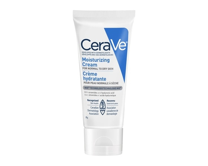 CeraVe Moisturizing Cream Daily Face & Body Moisturizer for Dry Skin with Hyaluronic Acid & 3 Ceramides - 57 G