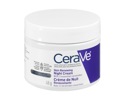 Cerave Anti-Aging Night Cream With Hyaluronic Acid & 3 Ceramides & Niacinamide , Fragrance Free - 48.194 G