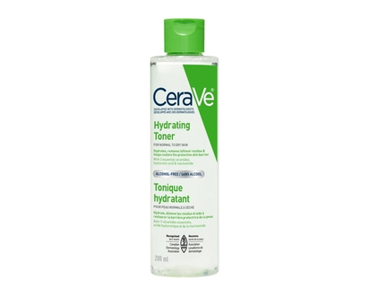 CeraVe Hydrating Toner for Face with Hyaluronic Acid, Niacinamide, and Ceramides for Sensitive dry Skin — Alcohol-Free, fragrance-Free, Non Comedogeni