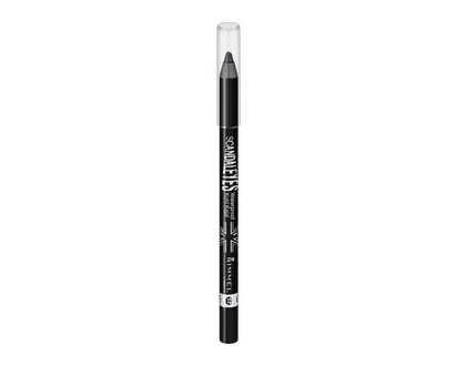 Rimmel London Scandaleyes Waterproof Kohl Kajal Liner, soft and blendable formula, intense colour, smudge-proof long wear, 100% Cruelty-Free - 1 EA