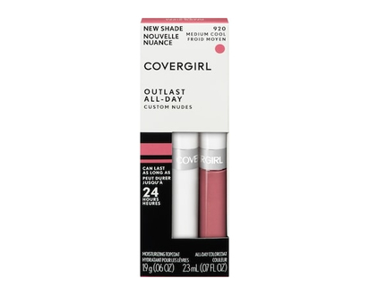 COVERGIRL Rouge à lèvres liquide Outlast All-Day Custom Nudes - 1 CHA