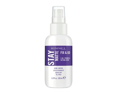 Rimmel London Stay Matte 2-in-1 Primer & Setting Spray Fix & Go - 1.0 EA
