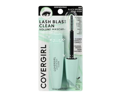 Cover Girl Lash Blast Clean Mascara, Black Brown - 13.1 ML