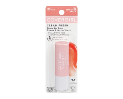 Cover Girl Clean Fresh Tinted Lip Balm- Made For Peach - 4.1 G