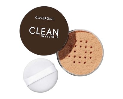 COVERGIRL Clean Invisible Loose Powder, 100% natural origin pigments & only 15 essential non-clogging ingredients, lightweight, breathable formula - 1