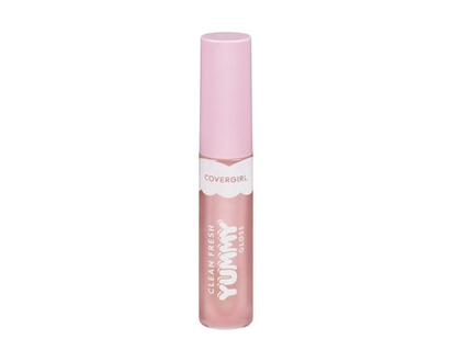 COVERGIRL Clean fresh Brillant à lèvres Yummy infusé d'acide hyaluronique et d'antioxydants d'origine naturelle, pur, sain, végétalien et sans gluten 