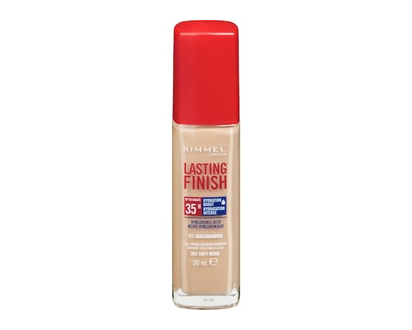 Rimmel London Lasting Finish 35 Hour Foundation, Soft Beige - 201 - 30.0 ML