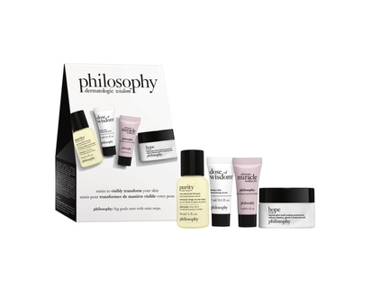 Philosophy Skin Icons Minis To Visibly Transform Your Skin, Travel Size Skincare Set - 1 EA