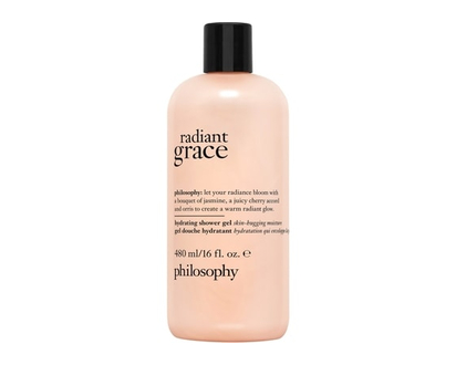 Philosophy radiant grace hydrating shower gel, cleanses, conditions, moisturizes skin - 480 ML
