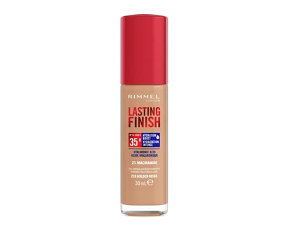 Rimmel London Lasting Finish 35 Hour Foundation Golden Beige - 210 - 30.0 ML