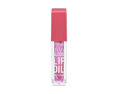 Rimmel London Oh My Gloss!, Lip Oil, Non-Sticky, Moisture Boost, Hydrating and Comforting, Easy to Apply, Vegan Formula - 1 EA