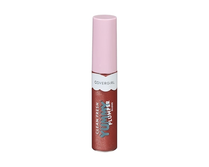 SDM_COVERGIRL Clean Fresh Yummy Gloss, Plumper Gloss, Shiny Gloss, Vegan Formula, Volumizing Lip Plumper, Easy to Apply, Minty Flavor, - 10 ML